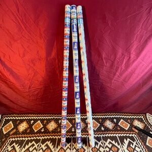 3 Extra Large Rolls of Natural Light Beer Holiday Wrapping Paper 60 Sq Feet Each